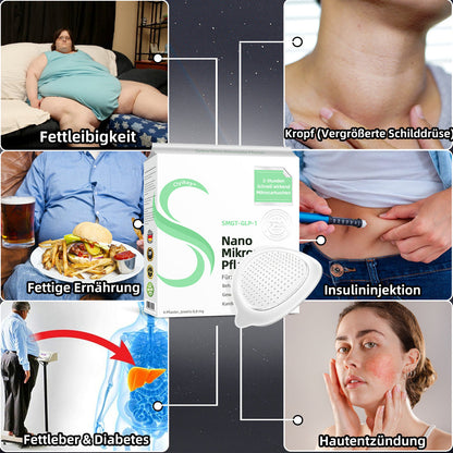 【BfArM-Zertifizierung ohne Nebenwirkungen】💉Oyikey®SMGT-GLP-1 Nano-Mikronadel-Pflaster（Schmerzfrei, lang anhaltend, gegen Diabetes, Fettleibigkeit und Herz-Kreislauf-Erkrankungen👨‍🔬）