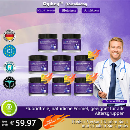 ✅Offizieller Shop: Oyikey™🌱Zahnreparatur-Mineralpulver 👨‍⚕️ Empfohlen von der Deutschen Zahnärztekammer (wirkt effektiv gegen Karies, Zahnfleischerkrankungen, Zahnsensibilität, Mundgeschwüre, gelbe Zähne und verbessert die Mundgesundheit)